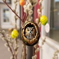 thumbnail image 4 of Owl in Nest Hanging Ornament, Christmas/Easter/Halloween/Daily Tree Decoration, Flat Owl Gifts for Grandparents, Parents, Kids, Neighbors, Friends Owl Ornaments for Christmas Tree, 4 of 4