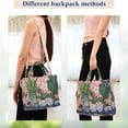 thumbnail image 4 of FORMRS Womens Corduroy Tote Bag Crossbody Shoulder Handbag with Pocket, Floral Vase, 4 of 7