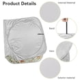 thumbnail image 5 of KUIFORTI Car Windshield Sun Shade for Women, 66.53" x 34.44" Vintage Flower Car Window Shade Keep Vehicle Cool Protect Your Car from Sun Heat & Glare Best UV Ray Visor Protector, 5 of 5