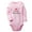 Pink, variant on iDzn® Tiny Valentine Funny Rompers, Newborn Baby Unisex Bodysuits, Infant Jumpsuits, Toddler Kids Long Sleeve Oufits (Gray, 6-12 Months)