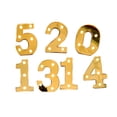 thumbnail image 2 of Decorative Led Light Up Number Letters, Plastic Marquee Number Lights Sign Party Wedding Decor Battery Operated Number, 1, 2 of 7