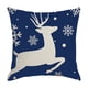 thumbnail image 2 of Christmas Pillow Covers 18x18 Inch Red And White Snowflake And Deer Pattern Xmas Decorative Throw Cushion Cases For Home Sofa Couch Bed Car Decoration, 2 of 6