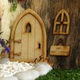 thumbnail image 4 of Gwong Decoración hogareña 1 set adorable buena puerta tallada escultura creativa vívida vívida escultura de jardín para el hogar Gwong 21084288, 4 of 6
