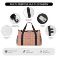 thumbnail image 4 of Picia Avocado And Sun Print Travel Duffle Bag,Weekender Bags for Women with Shoe Compartment, Gym Duffel Bag with Wet Pocket, Hospital Bags for Labor and Delivery, 4 of 7