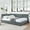 Gray + Velvet + Foam, variant on Full Size Upholstered Tufted Bed Frame, Sofa Bed Frame with Comfortable Backrest and Armrests, Full Size Bed for Bedroom, Living Room,Velvet, (80.5''*59''*30.5'')