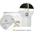 thumbnail image 4 of Juego de 4 Uds. De adornos navideños para el baño, funda para el asiento del inodoro, alfombra, juegos de cortinas de ducha, decoración navideña para el baño de Papá Noel, alce, muñeco de nieve Xemadio WMZY-849-5, 4 of 8