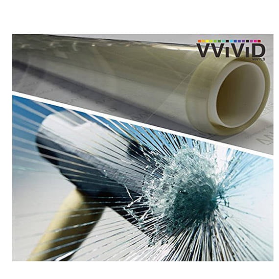 WIDE:40" 100CM/All Mil/2,4/Safety Clear Film/Window/Security/Residential/UV/ROLL