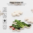 thumbnail image 4 of Harvested Greens Jigsaw Puzzle for Adults 500 Pieces Challenging Puzzle Excellent for Game Nights and Relaxation Vibrant Vegetable Illustration Rustic Kitchen Scene 20.5x15 Inch Finished Size, 4 of 6