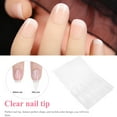 thumbnail image 2 of Minkissy Transparent Full Cover False Nails 120 Pcs Easy to Trim and Paint Nail Tips for Manicure, 2 of 4
