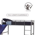 thumbnail image 3 of DHP Laurie Junior Twin Metal Loft Bed, 3 of 6