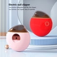 thumbnail image 2 of Electric Nail Clipper  Automatic Nail Cutter Efficient Small File Function For Home For Seniors，Pink, 2 of 6