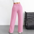 thumbnail image 4 of Resicozy Wide Leg Sweatpants Women 2026 Low Rise Baggy Sweatpants Y2K Drawstring Cotton Lounge Pants with Pockets Fall Fashion Pink L, 4 of 5