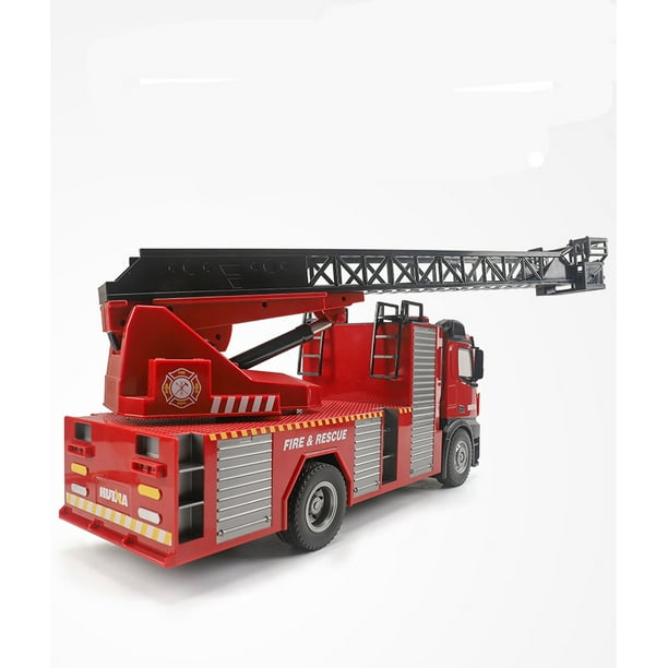Modèle de camion de pompiers arroseur RC pour enfants, son et