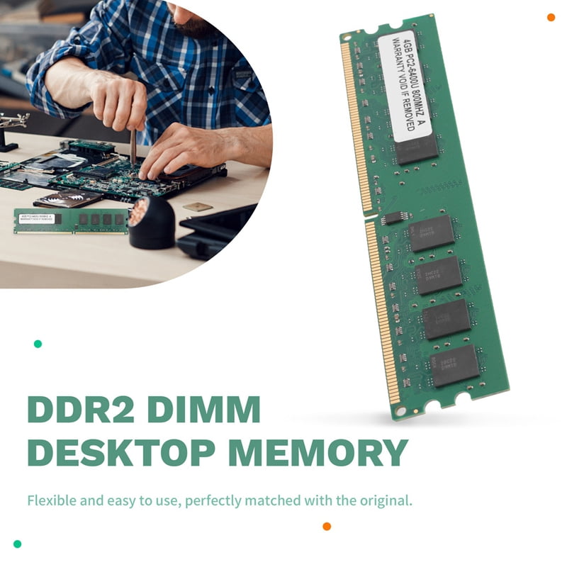 4X 4Gb 4G Ddr2 800Mhz Pc2-6400 Computer Memory Ram Pc Dimm 240-Pin Compatible  Platform for  Dedicated