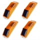 thumbnail image 1 of Luces de Advertencia Solares, Lámpara Estroboscópica Solar Brillante con Base Magnética, Luz de Seguridad LED Impermeable para Exteriores, Paquete de 4, Color Amarillo, 1 of 5