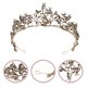 thumbnail image 5 of KAKOWELY Tocado de corona de novia, corona de ceremonia, corona de boda, corona de graduación, accesorio para el cabello brillante, 5 of 5
