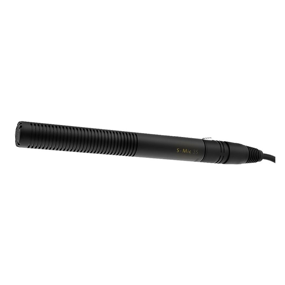 Deity S-Mic 3S Shotgun Microphone with Broadcast Sound Quality, Compact and Lightweight Design, and Weather-Resistant Construction (Black)