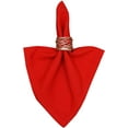 thumbnail image 4 of Yourtablecloth Cotton Cloth Napkin Red, 20 x 20, 4 of 5