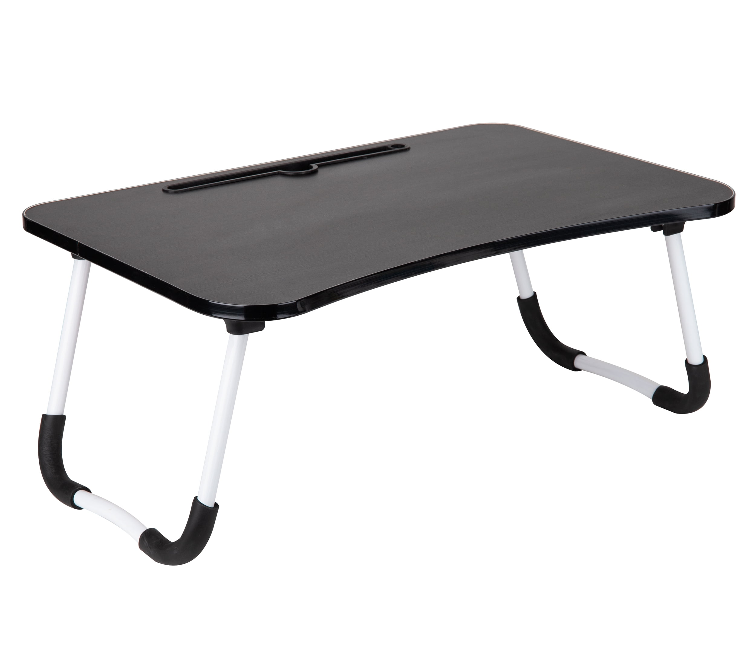 Mind Reader Foldable Bed Tray, Lap Desk with FoldUp Legs, Freestanding