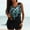 Black, variant on Aueoeo Women Cover Up Swimsuits Floral Print Hawaii Beach Wrap Short Set Strappy Tops Set Two Piece Swimsuits Swimdress