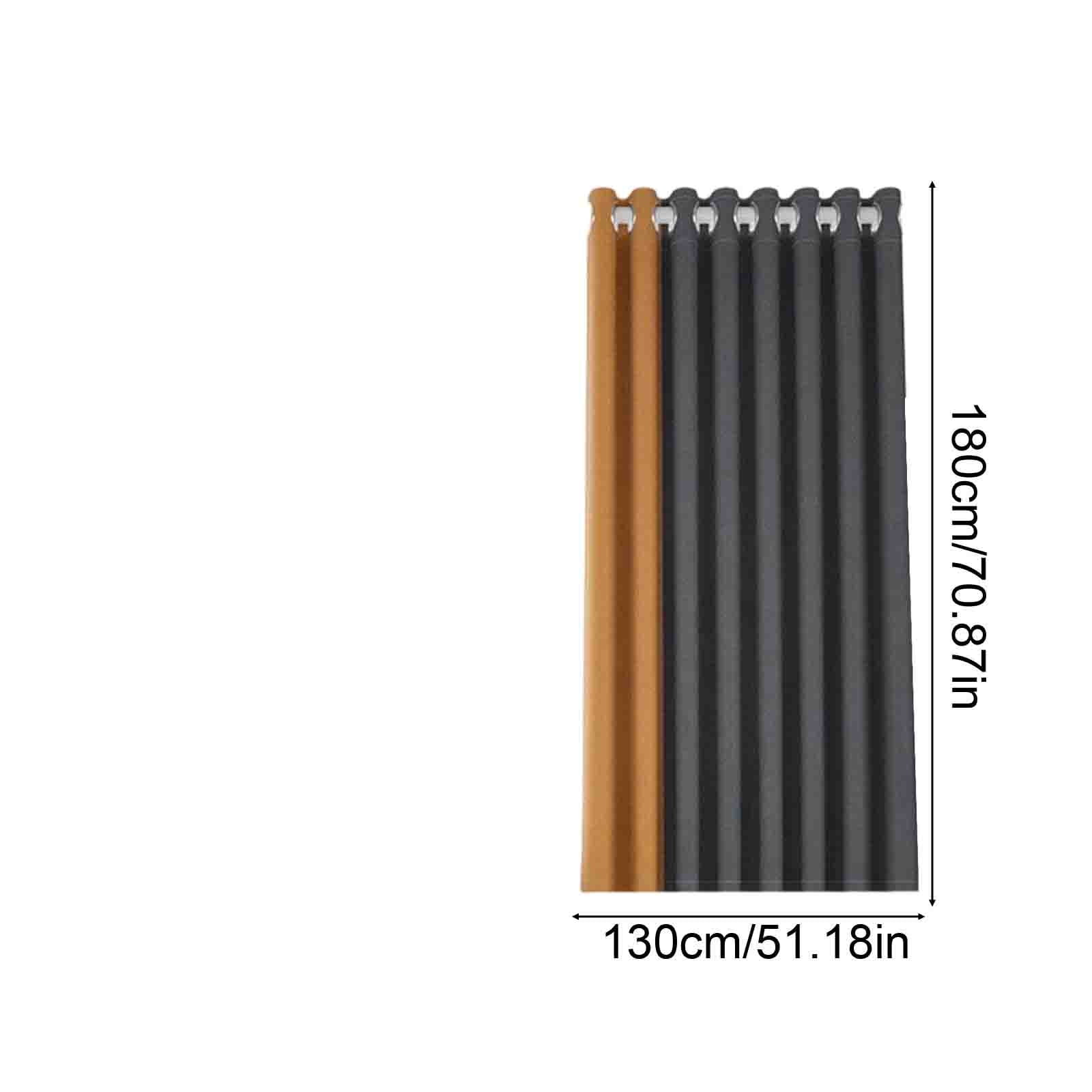 Outdoor Curtains - Fade Proof & Water Repellent Patio Drapes, Nylon Fabric for Pergola Gazebo & Porch, Sunroom & Cabana Window Coverings, JASKFLY