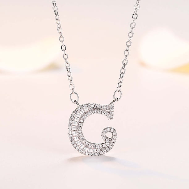 Collar con colgante de tu nombre, mi apellido y 26 palabras en inglés para hija.