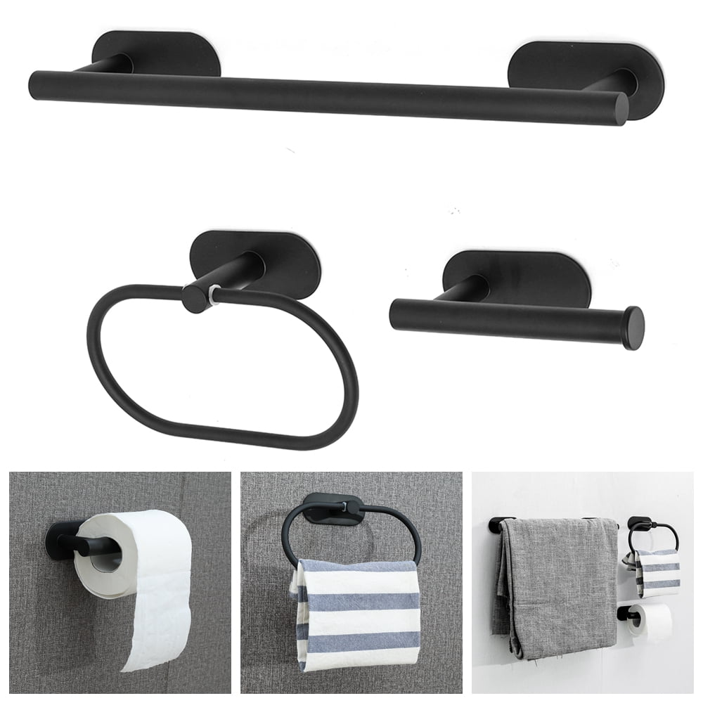 11-Pieces Set 11 inch Bathroom Hardware Set Industrial Pipe Wall Mounted - Includes Hand Towel Bar, Toilet Paper Holder, Robe Towel Hooks, Bathroom 11-Pieces Set 11 inch Bathroom Hardware Set Industrial Pipe Wall Mounted - Includes Hand Towel Bar, Toilet Paper Holder, Robe Towel Hooks, Bathroom