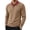 04#Khaki, variant on Mens Long Sleeve Polo Shirts Fashion Casual Raglan Button Polo Tee Collared Golf Shirt