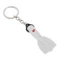 thumbnail image 3 of Llavero de buceo Diver Keyring Keys Charm Dive Fans Diver Bag Colgante con cremallera Blanco Cola Buceo llavero, 3 of 5