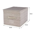 thumbnail image 3 of Cubo Home Trends de Tela con Tapa y Asas para Almacenamiento, 3 of 4
