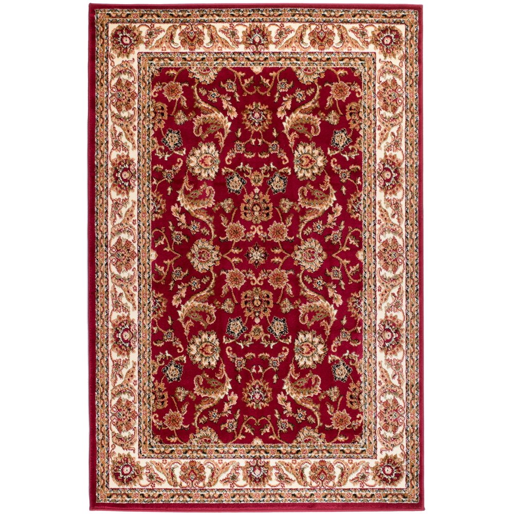 Abstract Design, Burgundy (2' x 3') Scatter / Door Mat Area Rug