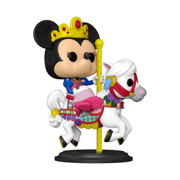 Funko Pop! Disney: Walt Disney World 50th Anniversary - Minnie Mouse on Prince Charming Regal Carrousel Vinyl Figure