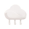 thumbnail image 3 of HBFAGFB Simple Bathroom Organizers Wall Mount Shower Soap Holder Rack 2pcs Cute Room Decor White One Size, 3 of 3