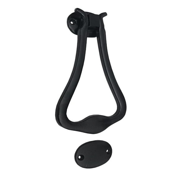 Shristy Hardware "Jether" Black Antique Iron Antique Door Knocker - (Pack of 1 Black Powder Coated Finish)