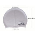 thumbnail image 3 of Eigraketly Gorro de natación elástico de silicona para mantener el buceo, cómodo, impermeable, portátil, plegable, gorro para piscina, cubierta para la Type11 NO11 Eigraketly OD002580-05B, 3 of 6