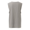 thumbnail image 3 of Playeras,Blusas y Tops,Ropa para Mujer Correr camisetas sin mangas para las mujeres Camiseta sin mangas transpirable con cuello en V para mujer (Grey, L), 3 of 5