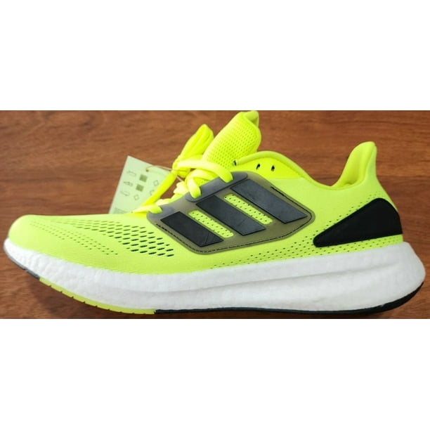 New Adi-das Pureboost 22 Mens Running Shoes Solar Yellow HQ1450 Size 12.5