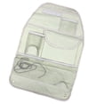 thumbnail image 4 of Organizadores de asiento trasero de coche Premium de tela Oxford, accesorios de viaje impermeables con múltiples bolsillos, , Gris Macarena Organizador de asiento de coche, 4 of 6