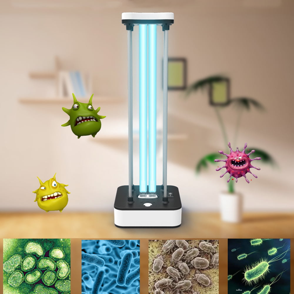 UV sterilization table lamp 36W germicidal fixture for disinfection with remote 