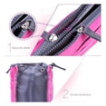 thumbnail image 3 of facefd Women Multifunction Portable Double Zipper Travel Cosmetic Handbag Organizer Handbag, 3 of 6
