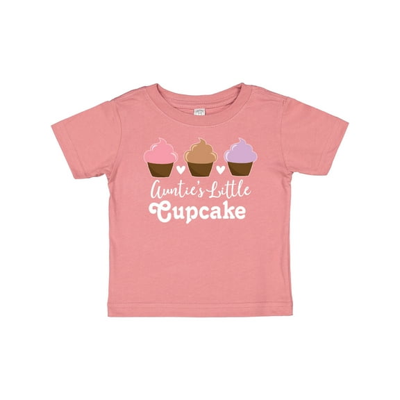 Inktastic Auntie Little Cupcake Niece Girls Baby T-Shirt