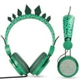 thumbnail image 3 of Children Headset Rhinestone Dinosaur Shape Over Ear Headphone with Mic, 3 of 8