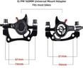 thumbnail image 2 of BUCKLOS MTB Bike Hydraulic Disc Left Front Right Rear Brakes Set fit Mountain Bicycle Hydraulic Upgrade kit, 2 of 7