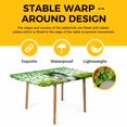 thumbnail image 4 of St. Patrick's Day Table Cloths for 6 Foot Rectangle Tables, Cat Beer Green Clovers Buffalo Plaid Patio Waterproof Elastic Fitted Tablecloths, Washable Rectangular Table Cover for Camping, 4 of 8
