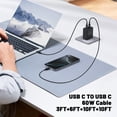 thumbnail image 3 of Super Fast Samsung Charger Type C, 45W Dual Port Android Phone Fast Charging USB C Wall Charger 2 Pack with 3/6/10/10FT USB C Cable for Samsung Galaxy S26 S25 Ultra/S24+/S23 iPhone 17 16 Case, 3 of 7
