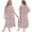 Light pink, variant on Women's Plus Size Nightgown Short Sleeve House Dress Sleepwear Long Nightdress Lace Square Neck Night Gown Oversized Loungewear Full Length Loose Sleep Dress Floral Print Sleepshirts,XL-5XL