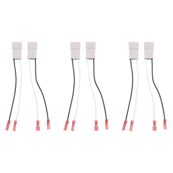 6x 72-7800 Car Speaker Connector Harness Adapter for Accord TL and More