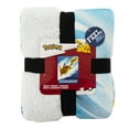 thumbnail image 5 of Pokemon Pikachu Bolt Silk Touch Sherpa Throw Blanket, 5 of 6