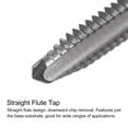 thumbnail image 3 of Uxcell M6 x 1.5 H2 Straight Flute Thread Tap 4.5mm Drill Bit Set High Speed Steel, 3 of 6