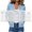 13 Light Blue, variant on Vmvidoty Women's Lightweight Ribbed Knit Zip-Up Jacket, Beige, m